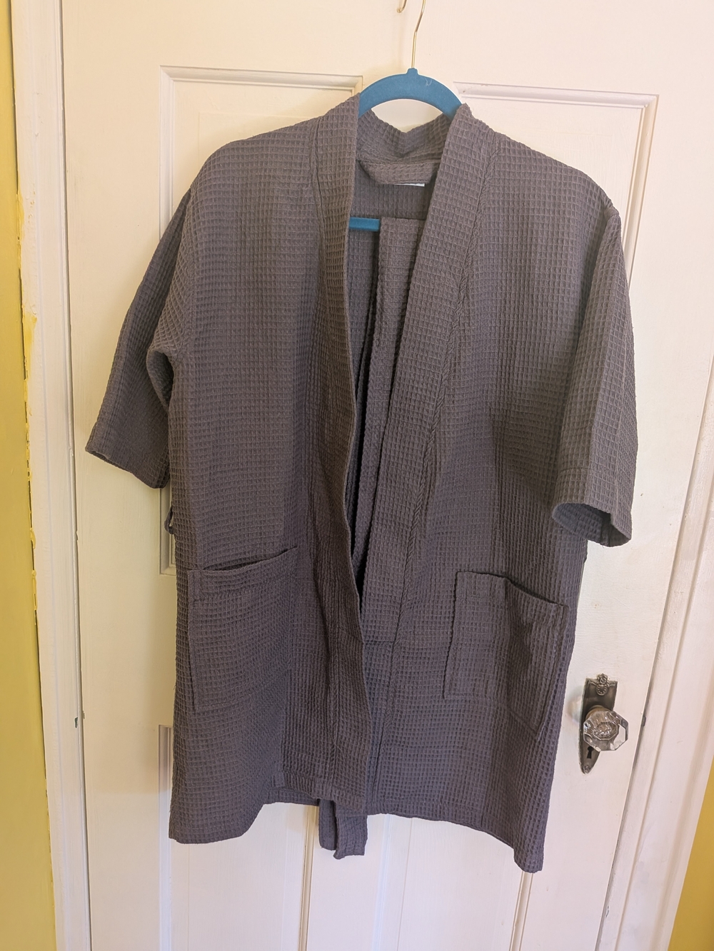 2/$20 Turquaz Waffle Knit Short-Sleeve Robe